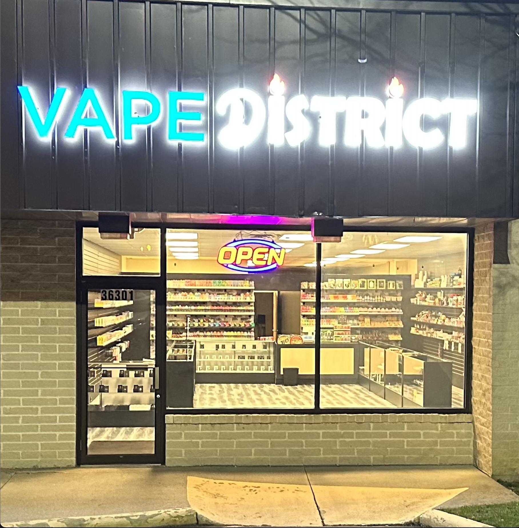 Vape District — Willoughby storefront